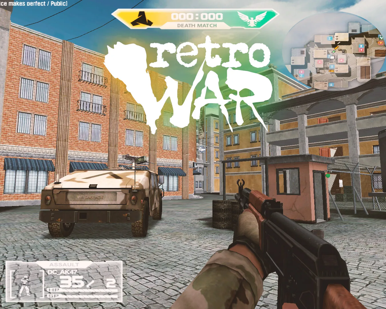 In game image of our new client.