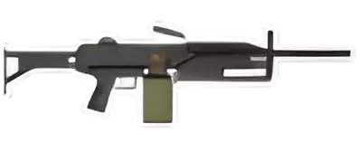 M249 Cartoon Image of M249 Cartoon